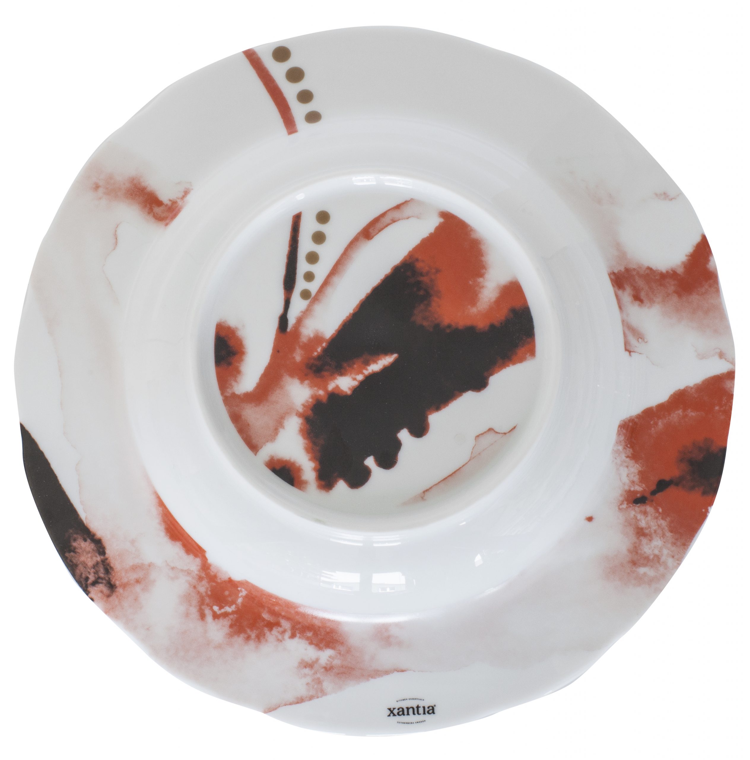 Tallrik djup Ø 23 cm Juno Röd, Xantia